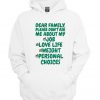 Dear family please dont Ask me about