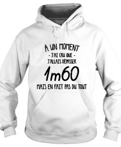 A Un Moment J'ai Cru Que J'allais Depasser Hoodie