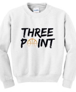 Three Point Basketball Sweatshirt