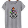 Yoga Astronaut Graphic T Shirt