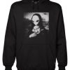 Alien Mona Lisa Portrait Hoodie