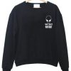 Alien We Out Here Pocket Print Sweatshirt
