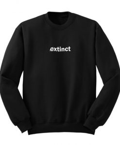Extinct Font Sweatshirt