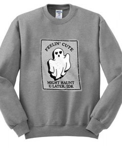 Feelin’ Cute Might Haunt U Later Sweatshirt