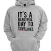 I'ts A Beautiful Day To Save Lives Pullover Hoodie