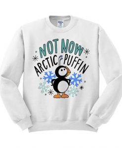 Not Now Arctic Puffin Sweatshirt