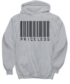 Priceless Barcode Graphic Hoodie