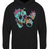 Rick Morty And Sugar Skull Hoodie