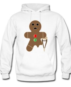 Gingerbread Man With Limp Leg Hoodie