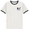Japanese Weirdo Pocket Print Ringer T Shirt