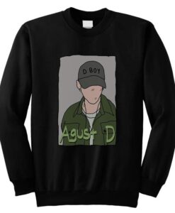 Agust D Suga BTS Bangtan Boys Sweatshirt
