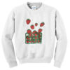 Strawberry In Basket Crewneck Sweatshirt