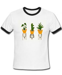 Cactus ringer T Shirt