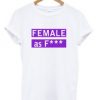 Female ac Fuck T Shirt