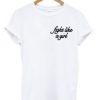 Fight Like A Girl Pocket T Shirt