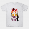 Love Peace And soul train T Shirt