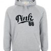 Pink 86 Logo hoodie