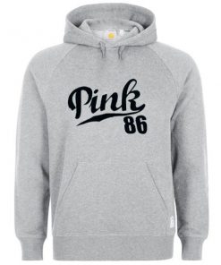 Pink 86 Logo hoodie