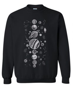 Planets in The Galaxy Sweatshirt