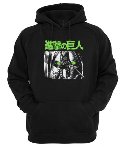 Attack On Titan Green Eyes Hoodie