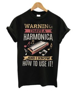 Harmonica Vintage Retro T Shirt