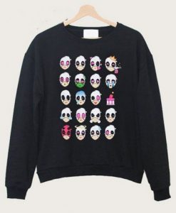 Marvel Gwenpool Faces Sweatshirt