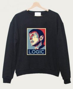 Mr Spock Logic Poster Sweatshirt