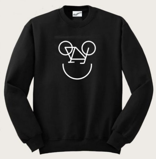 Smiling Bicycle Sweatshirt