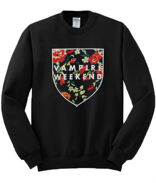 Vampire Weekend Floral Shield Sweatshirt
