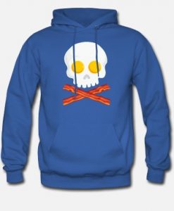 breakfast skull hoodie
