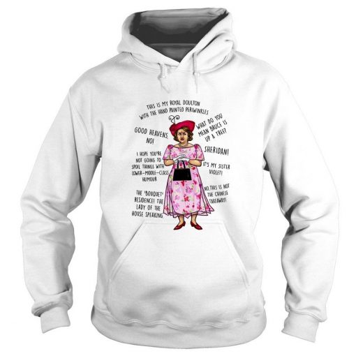This Is My Royal Doulton With The Hand Painted Periwinkles hoodie