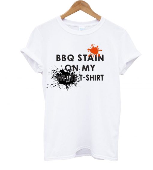 BBQ Stain on my white Tee
