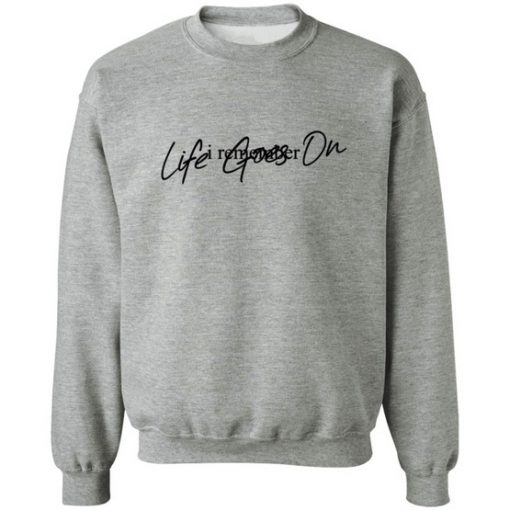 BTS life goes on sweatshirt