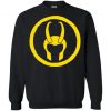 Loki helmet Loki's Army sweatshirt