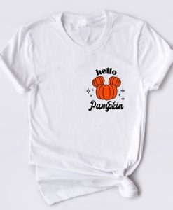 hello pumpkin pocket t shirt