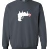 Abstrack Gun Rose Sweatshirt