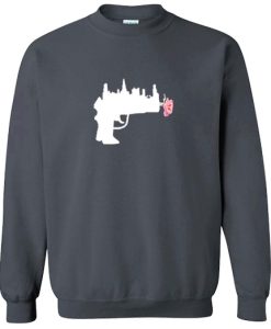 Abstrack Gun Rose Sweatshirt
