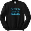 I’m 99% Sure I’m Cinderella Sweatshirt