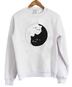 Yin yang cats Sweatshirt