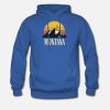 Montana Mountain Sunset Hoodie Pullover