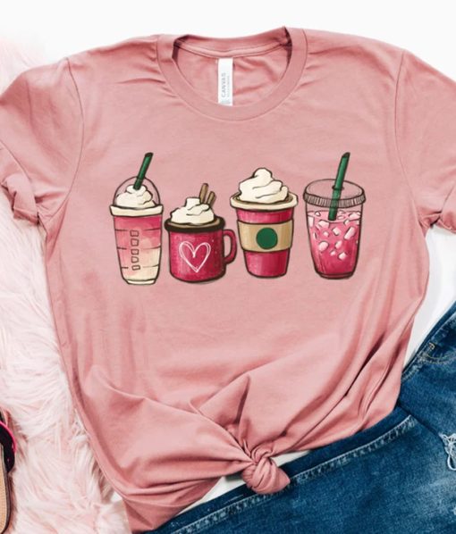 Valentine Coffee Heart T-Shirt NN