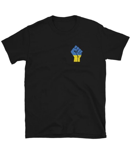 I Stand With Ukraine Pocket Print T-shirt NN