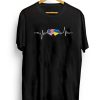 Ukrainian USA Heartbeat Support Ukraine T Shirt