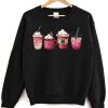 Valentine Coffee Heart Sweatshirt