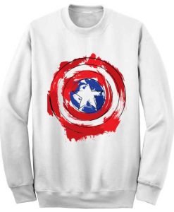 captain america shield sweatshirt