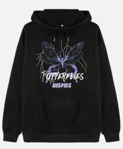 Butterflies Inspire Hoodie Pullover