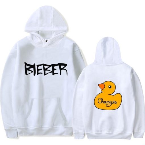 Bieber Changes Hoodie White