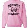 Halloween town University Crewneck sweatshirt.