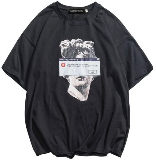 Statue Error Graphic T Shirt