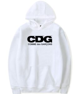 Comme Des Garcons Logo Hoodie